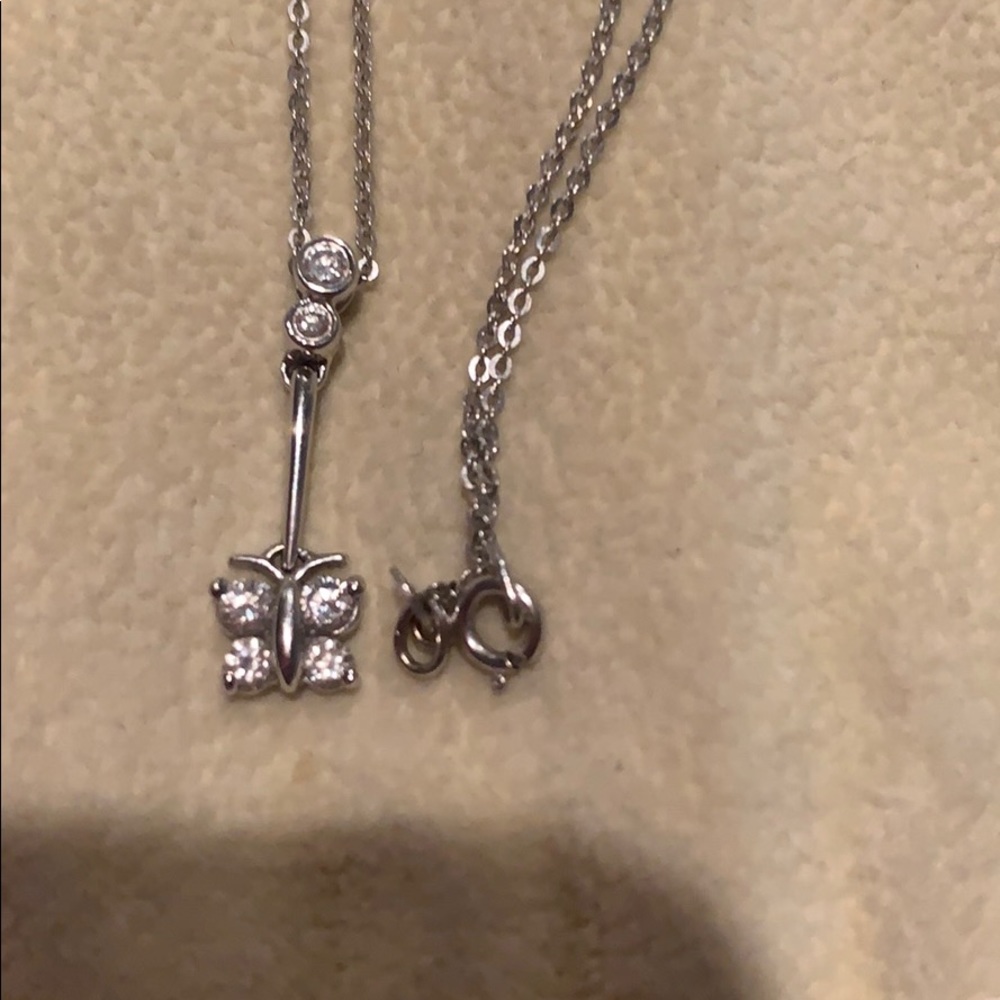 14k diamond necklace